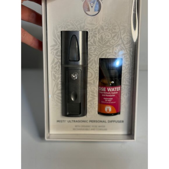 GuruNanda Ultrasonic Facial Mini Diffuser w/ Organic Rose Water Rechargeable NEW - Picture 3 of 5